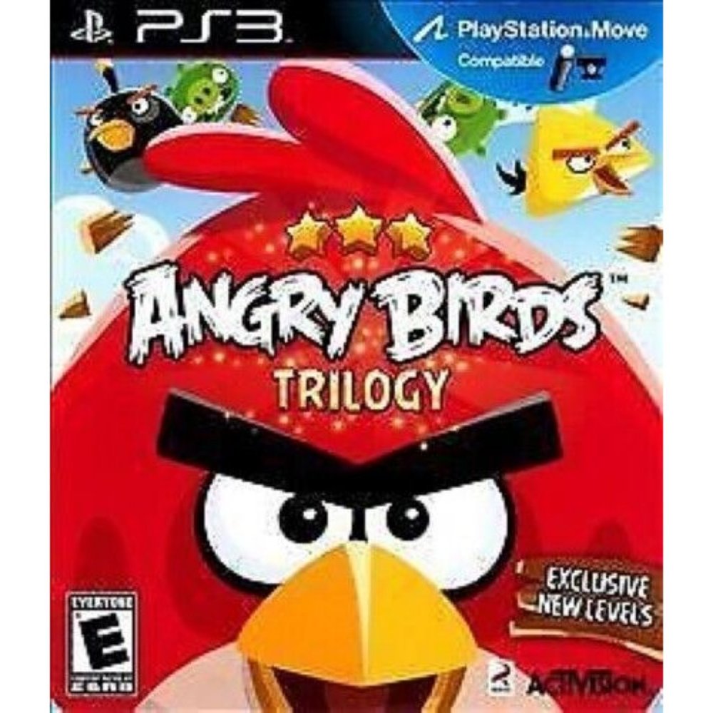 Angry Birds Trilogy (Sony PlayStation 3, 2012) PS3 Complete CIB w/ Manual